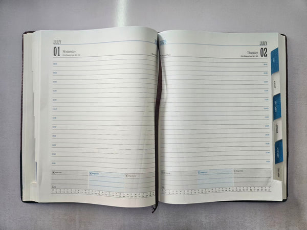 Diary 2026 Adsum 155 B5 Foam Bi-colour Sunday Fullpage with Monthcut