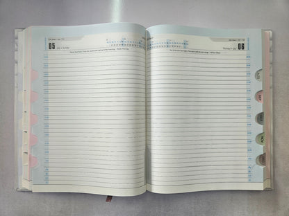 Diary 2026 B5 Metallic cover Adsum Premium-05  Sunday Fullpage with Monthcut