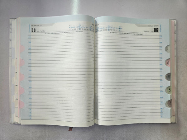 Diary 2026 B5 Adsum 125 Sunday Fullpage with Monthcut