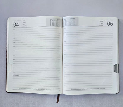 Executive foam Diary 2026 B5 Heritage with monthcut