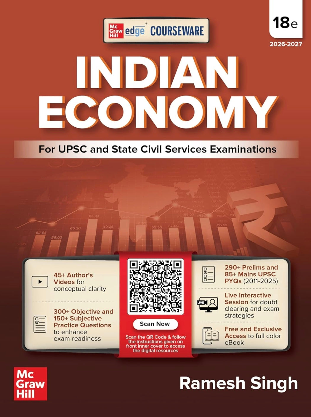 Indian Economy Courseware (English) by Ramesh Singh | 18th Edition | UPSC