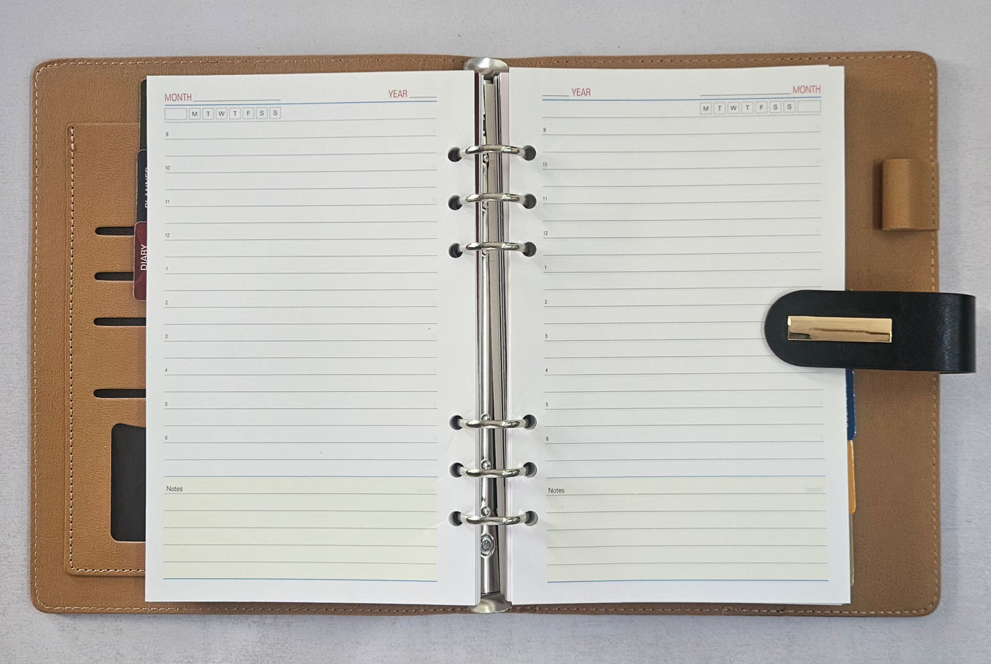 Scott Premium Organiser Undated 25mm with card holder