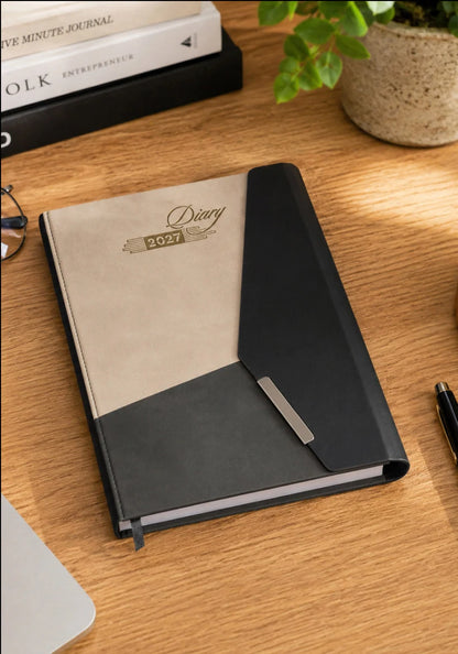 2027 Special Leather Executive Diary – V-506 | Customizable Premium Diary