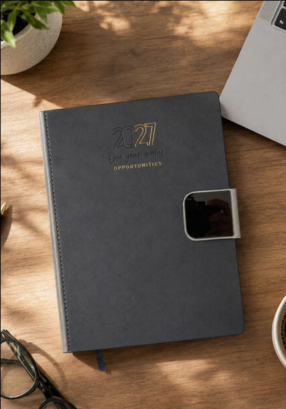 2027 Special Leather Executive Diary – V-509 | Customizable Premium Diary