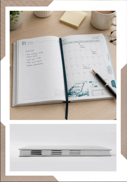 2027 Customizable Theme Diary – V-672 | Executive Hardbound Diary