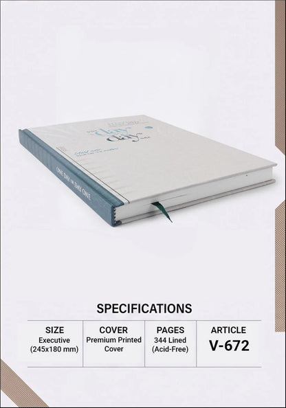 2027 Customizable Theme Diary – V-672 | Executive Hardbound Diary