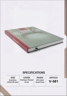 2027 Customizable Theme Executive Diary – V-681 | Printed Hard Cover Diary