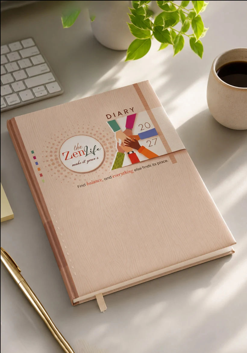 2027 Customizable Theme Executive Diary – V-973 | Printed Hard Cover Diary